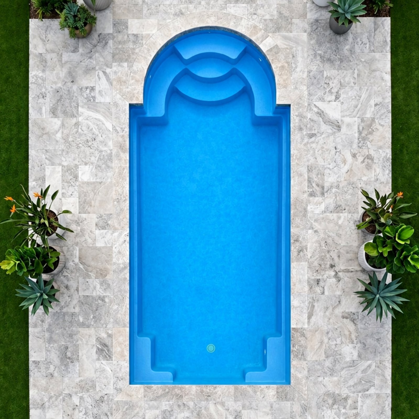 Roman Shaped Pool Model 4 | Arrdevpools