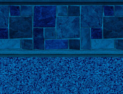Courtstone Blue / Stardust Blue Vinyl Liner Pattern